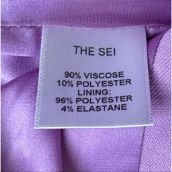 THE SEI Double Breasted Blazer In Lavendar NWT Size 0 - Picture 5 of 5